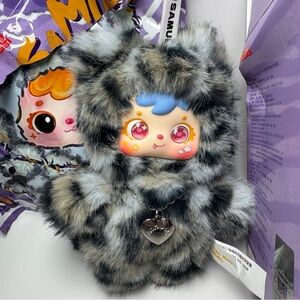 “Ink Cat” Samuel Cat's Cool Moment Series Plush Pendant - rare SPECIAL eyes!